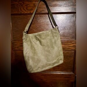 Simply Noelle Sage Shoulder Bag, EUC